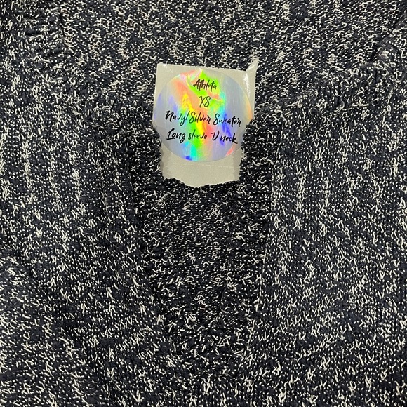 Cozy Black and White Knit Sweater, very warm and super soft. - Picture 7 of 7